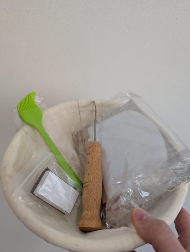 Review of OakChef 9-Inch Banneton Bread Proofing Basket 11-Piece Sourdough Baking Kit by Patrick